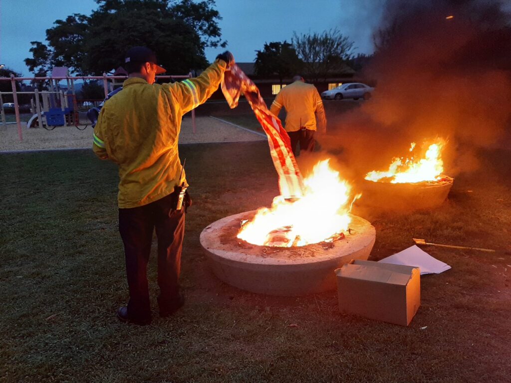Flag Retirement Ceremony